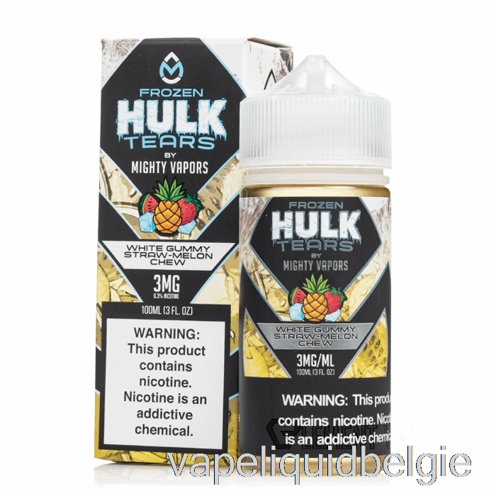 Vape-vloeistof Bevroren Witte Gummy Stromeloen Kauwen - Hulk Tranen - 100 Ml 6 Mg